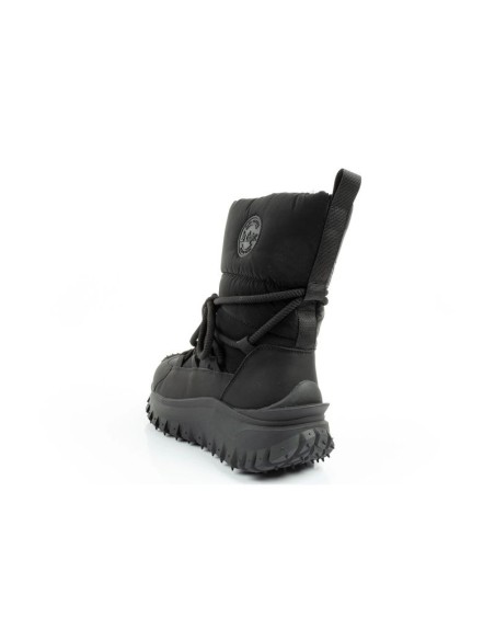 Lee Cooper women's winter hiking sports shoes insulated black natural leather