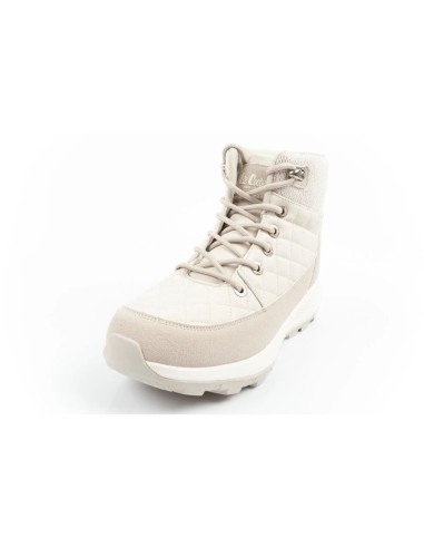 Lee Cooper women's winter hiking sports shoes insulated cream ecoleather