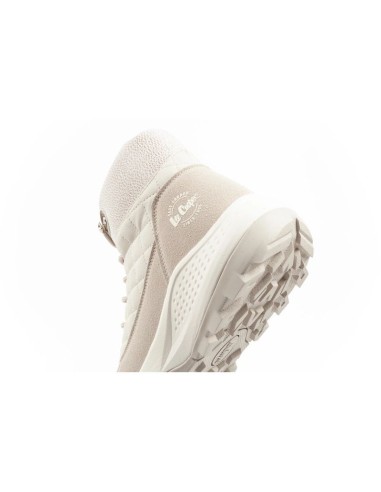 Lee Cooper women's winter hiking sports shoes insulated cream ecoleather