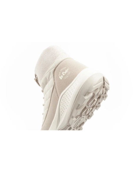 Lee Cooper women's winter hiking sports shoes insulated cream ecoleather