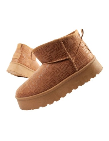 Lee Cooper women's winter snow boots fashionable fur lined ankle boots brown