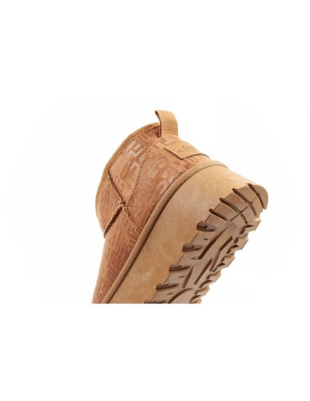 Lee Cooper women's winter snow boots fashionable fur lined ankle boots brown