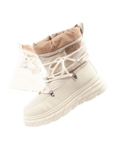 Lee Cooper women's winter hiking shoes insulated beige and cream