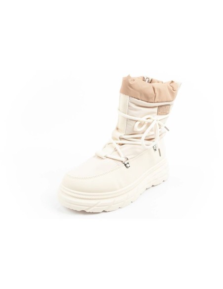 Lee Cooper women's winter hiking shoes insulated beige and cream