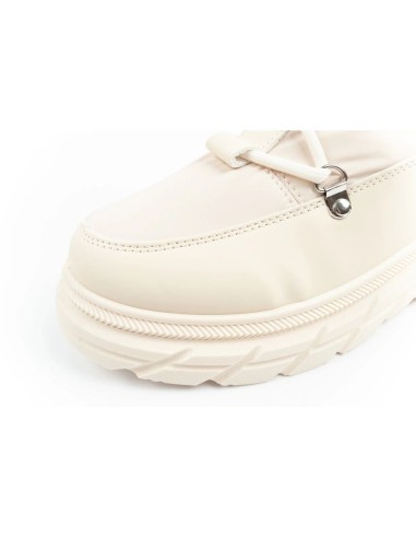 Lee Cooper women's winter hiking shoes insulated beige and cream