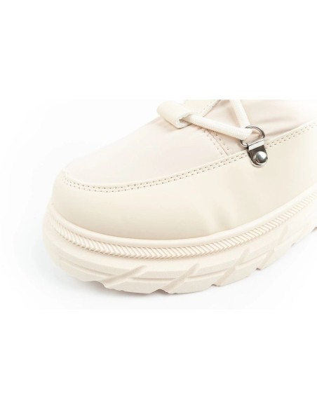 Lee Cooper women's winter hiking shoes insulated beige and cream