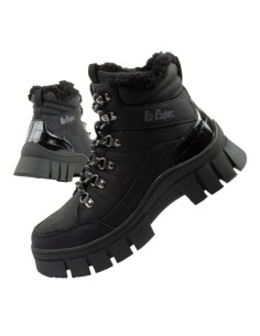 Lee Cooper women's winter hiking sports shoes insulated black high