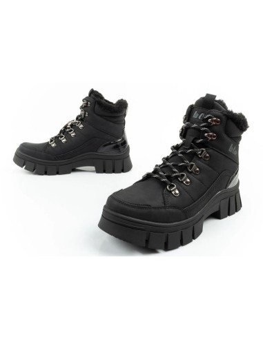Lee Cooper women's winter hiking sports shoes insulated black high