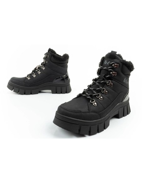 Lee Cooper women's winter hiking sports shoes insulated black high