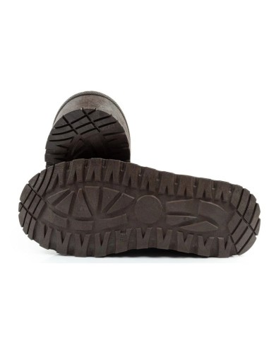 Lee Cooper women's winter snow boots fashionable furlined ankle boots dark brown