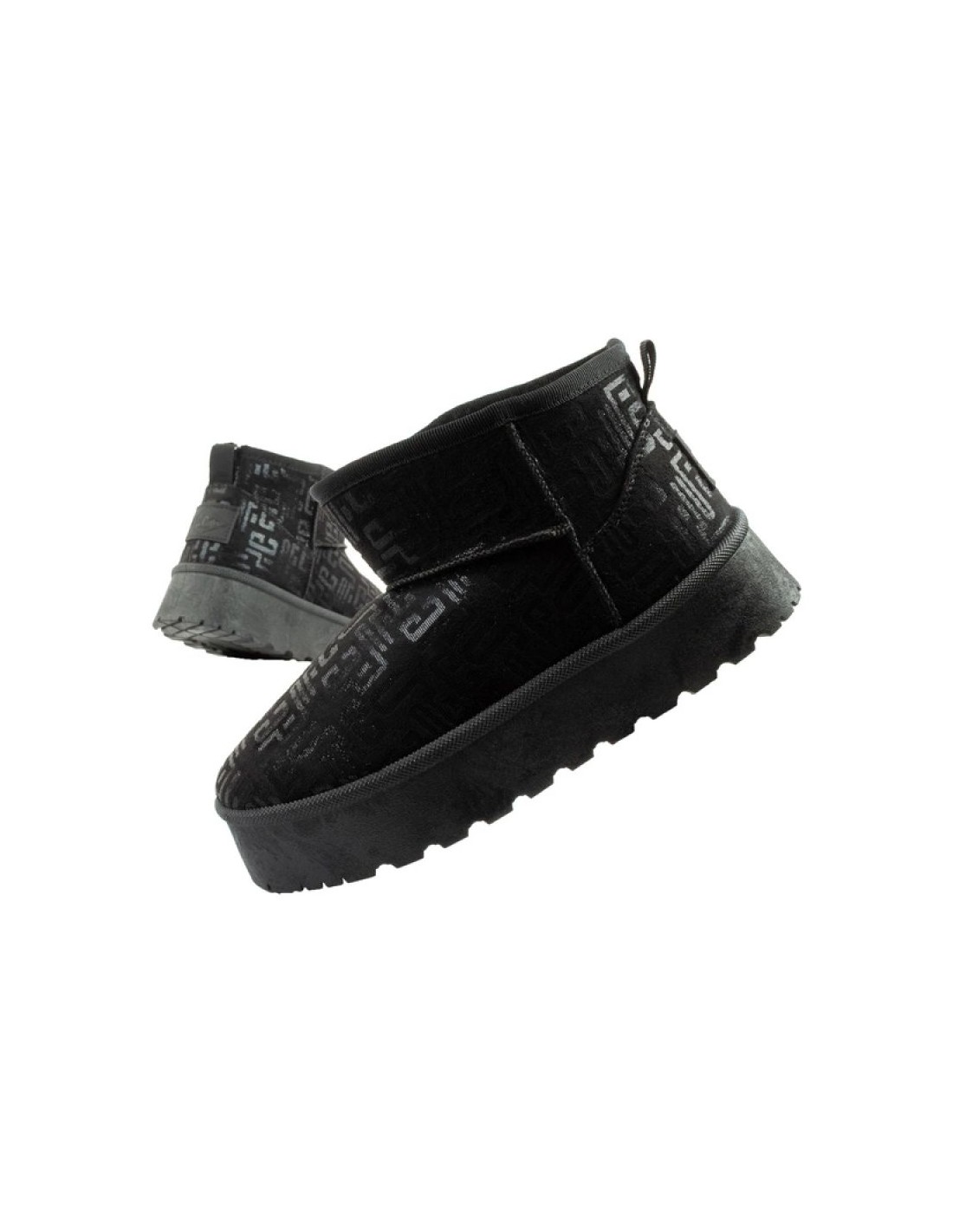 Lee Cooper women's winter snow boots fashionable fur lined ankle boots black