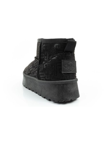 Lee Cooper women's winter snow boots fashionable fur lined ankle boots black