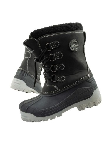 Lee Cooper winter boots children's insulated snow boots for boys black