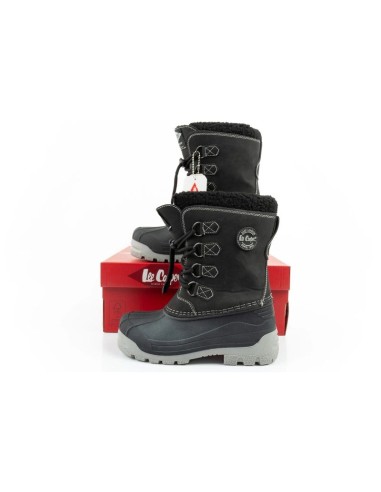 Lee Cooper winter boots children's insulated snow boots for boys black