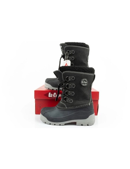 Lee Cooper winter boots children's insulated snow boots for boys black
