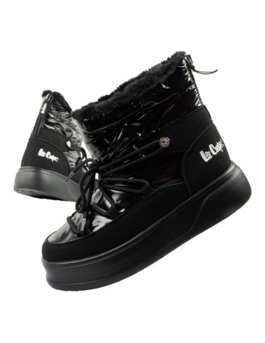 Lee Cooper women's winter hiking sports shoes insulated patent leather