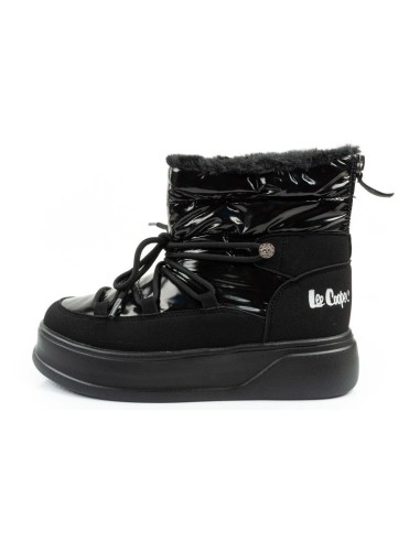 Lee Cooper women's winter hiking sports shoes insulated patent leather