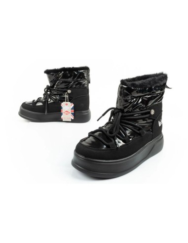 Lee Cooper women's winter hiking sports shoes insulated patent leather