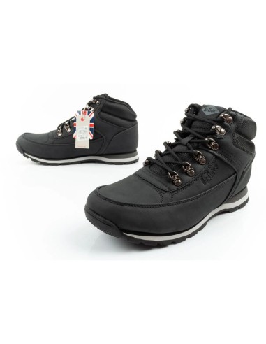 Lee Cooper men's winter hiking ankle boots black