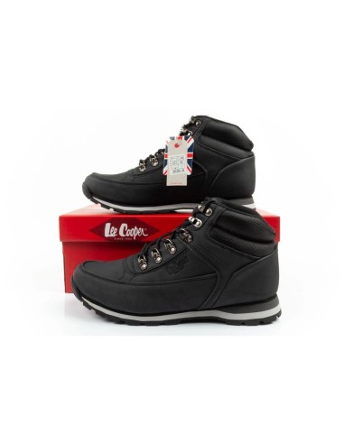 Lee Cooper men's winter hiking ankle boots black