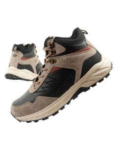 Lee Cooper men's winter hiking boots insulated highankle beige black