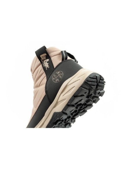Lee Cooper women's winter hiking shoes insulated beige black