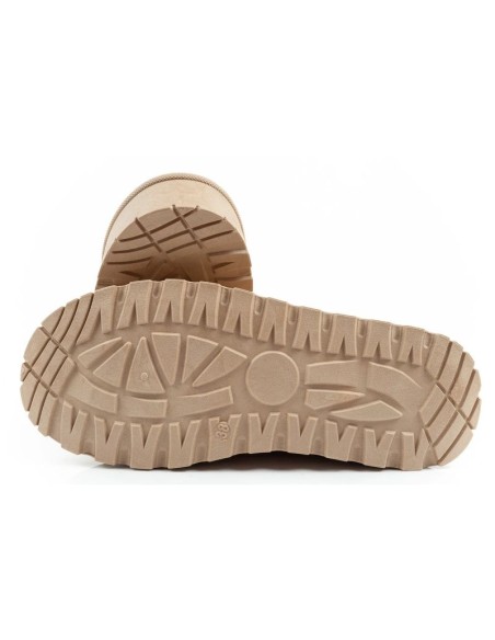 Lee Cooper women's winter snow boots fashionable fur lined ankle boots beige