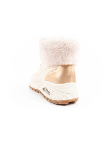 Skechers Uno Rugged women's sports shoes insulated winter ankle boots beige