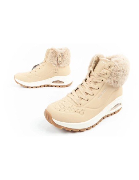 Skechers Uno Rugged Women's Insulated Winter Boots Brown