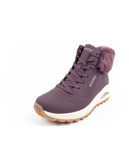 Skechers Uno Rugged Women's Insulated Winter Boots Purple
