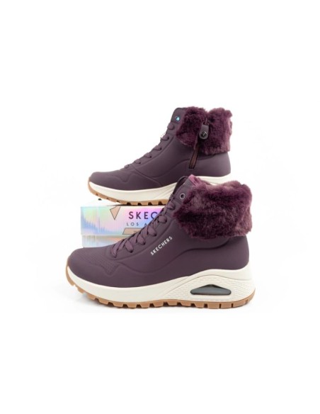 Skechers Uno Rugged Women's Insulated Winter Boots Purple