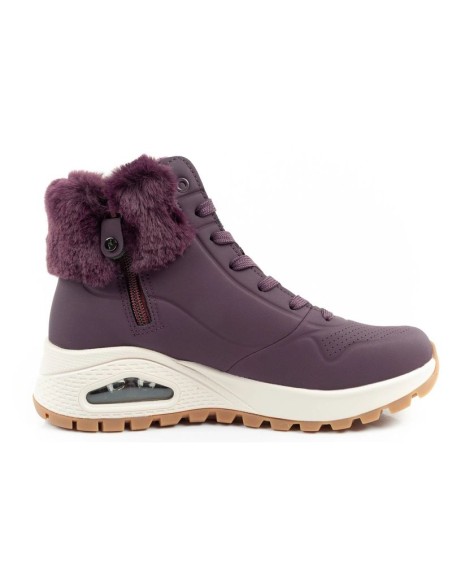 Skechers Uno Rugged Women's Insulated Winter Boots Purple
