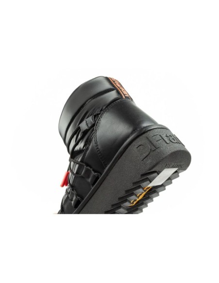 DFranklin women's snow boots winter fashionable insulated ankle boots black