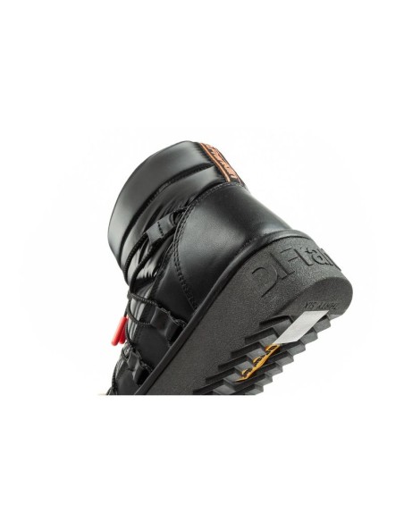 DFranklin women's snow boots winter fashionable insulated ankle boots black