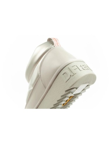 DFranklin women's snow boots winter fashionable insulated ankle boots silver