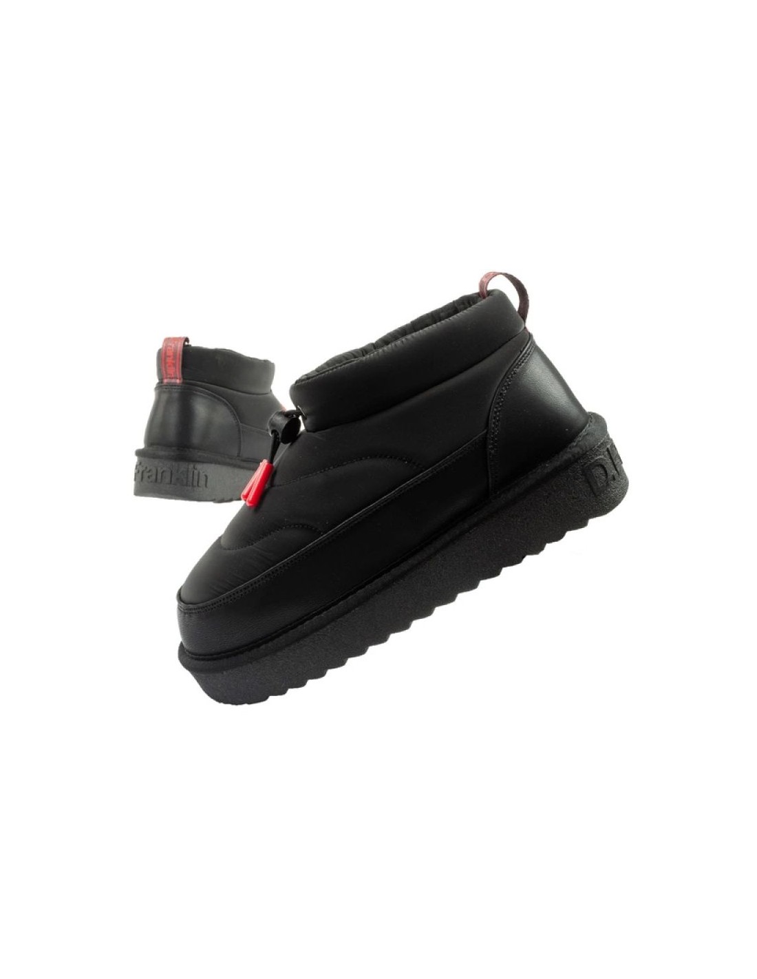 D.Franklin DFranklin women's snow boots winter fashionable insulated ankle boots black