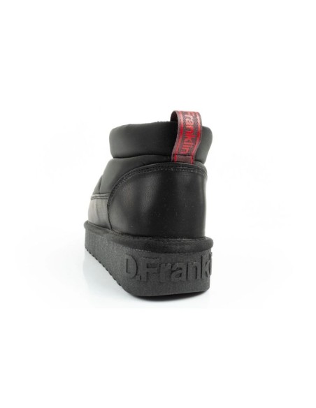 DFranklin women's snow boots winter fashionable insulated ankle boots black