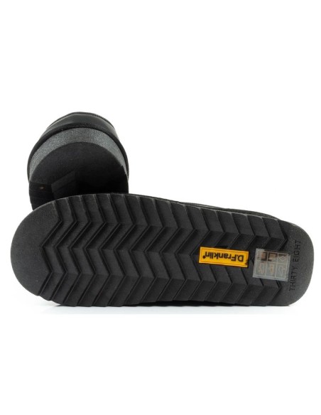 DFranklin women's snow boots winter fashionable insulated ankle boots black