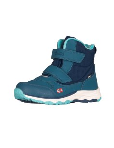 Trollkids Kids Hafjell Winter Boots waterproof snow boots with Velcro closure blue 264102