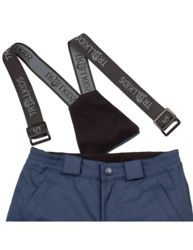 Trollkids Kids Hammerfest Snow Pant waterproof navy blue winter trousers 458100