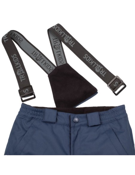 Trollkids Kids Hammerfest Snow Pant waterproof navy blue winter trousers 458100