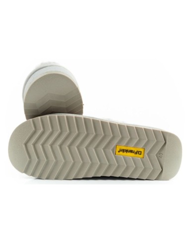 DFranklin women's winter snow boots fashionable fur lining gray