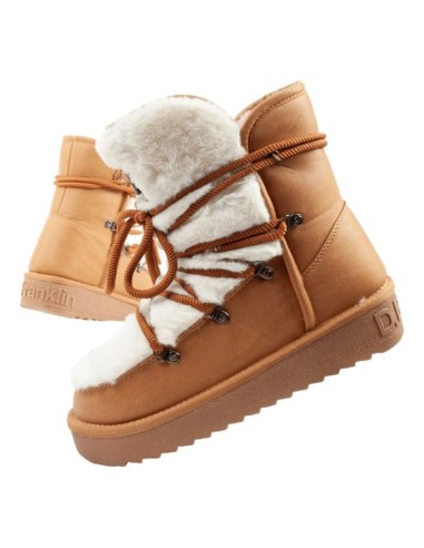 DFranklin women's winter snow boots fashionable fur lining high