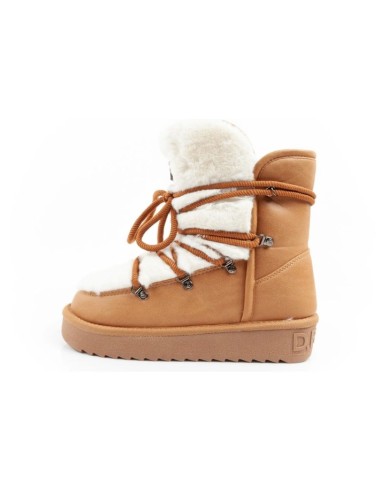 DFranklin women's winter snow boots fashionable fur lining high