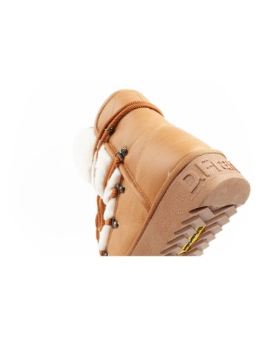 DFranklin women's winter snow boots fashionable fur lining high