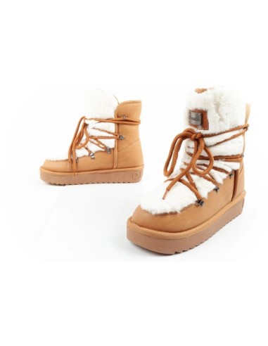 DFranklin women's winter snow boots fashionable fur lining high