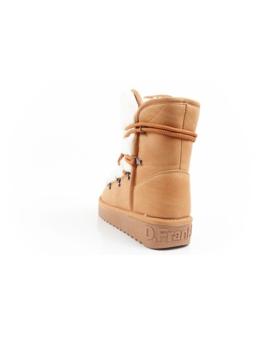 DFranklin women's winter snow boots fashionable fur lining high