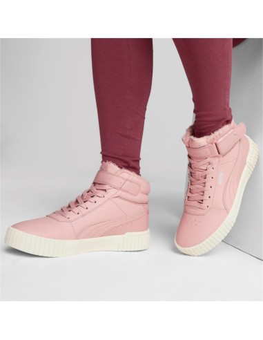 Puma CARINA 20 MID WTR women's winter shoes insulated sneakers made of ecoleather pink 38585204
