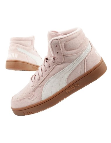 Puma RebL Mid women's sports shoes powder pink ankle boots for winter