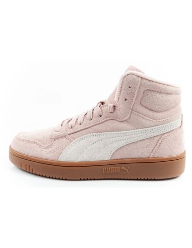 Puma RebL Mid women's sports shoes powder pink ankle boots for winter